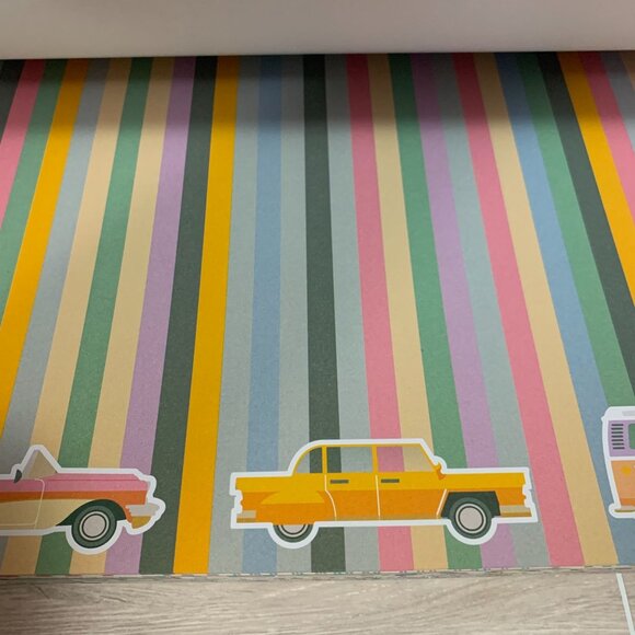 Recollections "Candy Retro" 12x12 Paperpad 48 Sheets Diner Cardstock Papercrafts - Picture 12 of 16